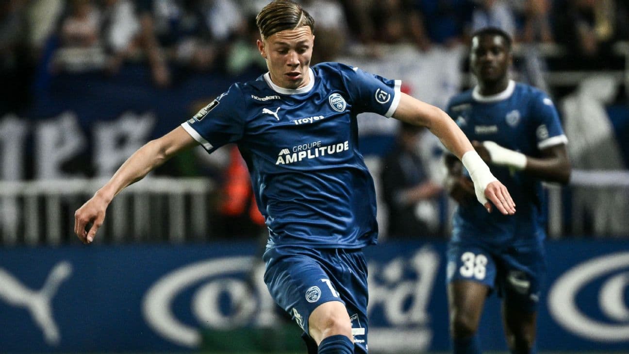 Man City sign Mathys Detourbet, 19, from fellow CFG club Troyes