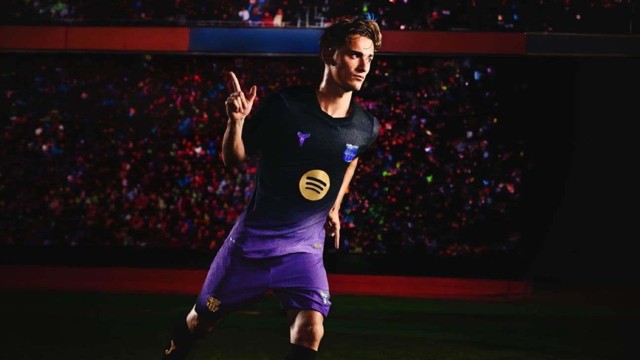 Barcelona reveal fresh Kobe brand collab for new away kit