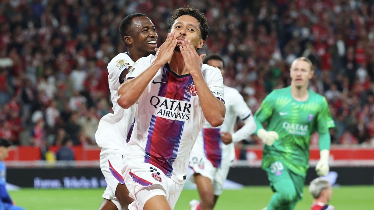 PSG score 2 stoppage-time goals to rescue draw at Lille