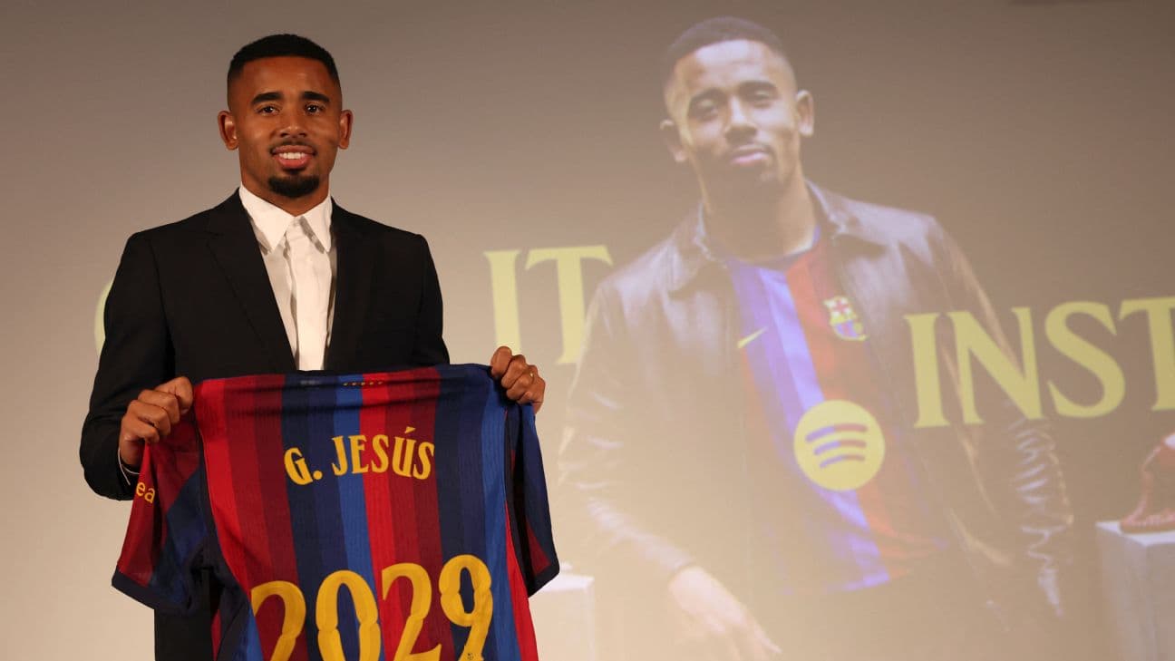 Gabriel Jesus took pay cut for 'dream' Barcelona transfer from Arsenal