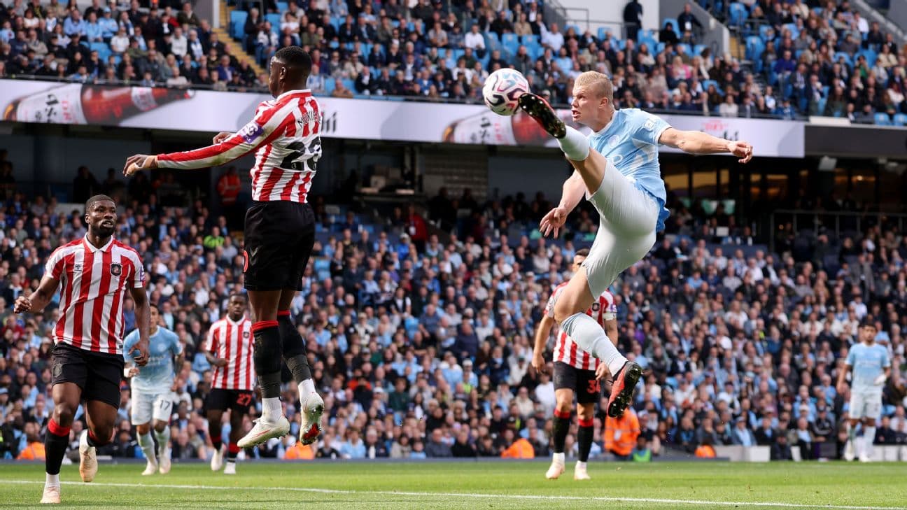 European soccer recap: Man City win a thriller, Man United draw Fulham, more
