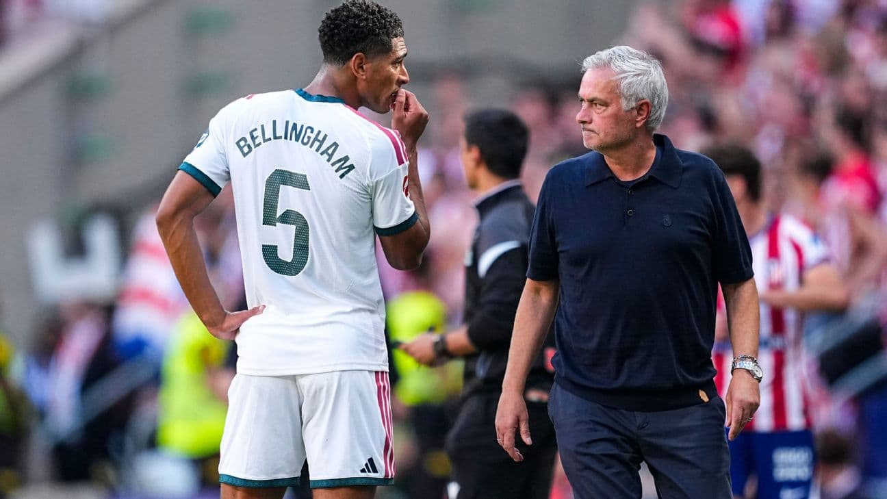 José Mourinho blasts ref, VAR: 'Two clear red cards' for Atlético Madrid