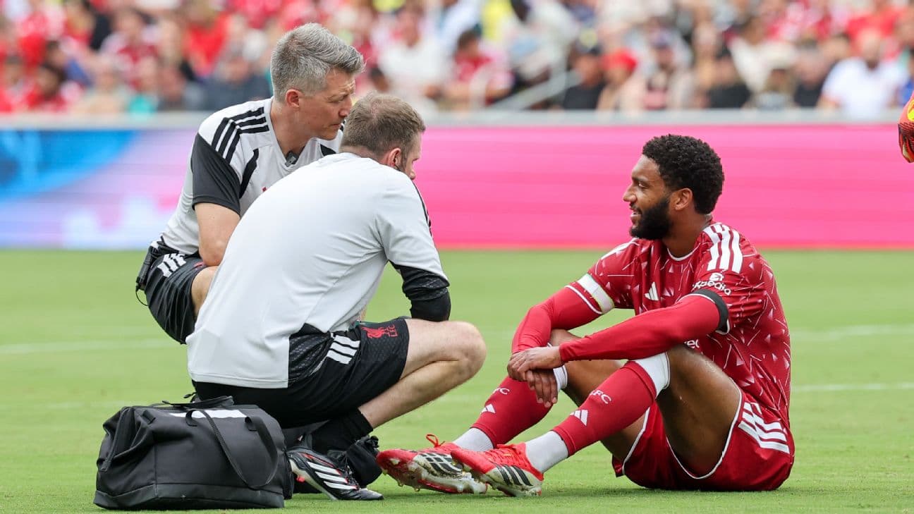 Joe Gomez injured in Liverpool's preseason win over Sunderland