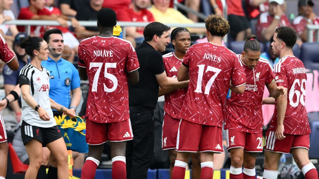 Liverpool's paucity of defensive options made clear in Iraola's first game