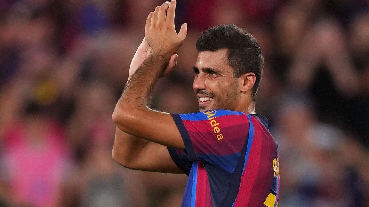 'Perfect' signing Rodri makes Barcelona debut as newcomers shine